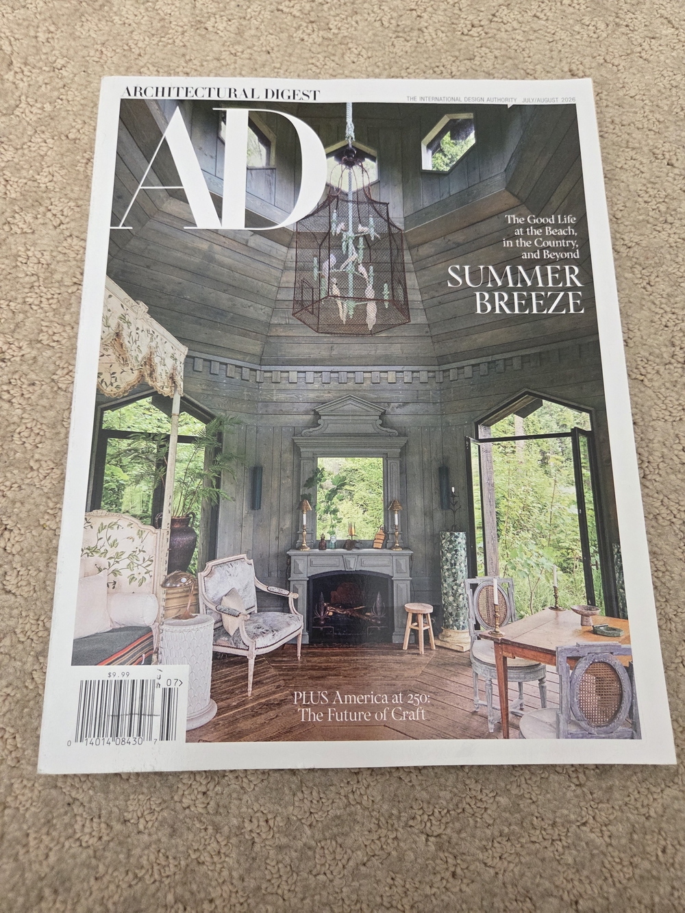 Architectural Digest Magazine "Summer Breeze" July August 2026